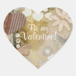Autocollant de papier d'amour