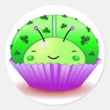 Autocollant de petit gâteau de coccinelle du jour 