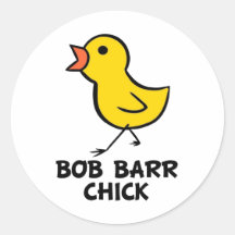 Autocollant de poussin de Bob Barr