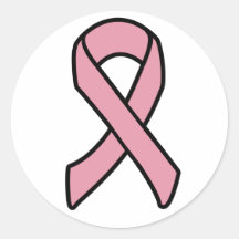 Autocollant de ruban de cancer du sein - customisé
