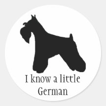 Autocollant de Schnauzer miniature