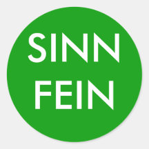 Autocollant de Sinn Fein