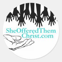 Autocollant de site Web de SheOfferedThemChrist (g
