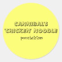 AUTOCOLLANT DE VILLE DE CANNIBALE