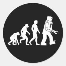 Autocollant d'évolution de robot