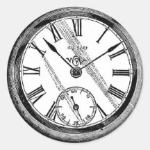 Autocollant d'horloge
