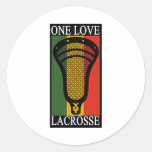 Autocollant d'OneLove de parodie de lacrosse