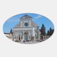 Autocollant d'ovale de nouvelle Santa Maria