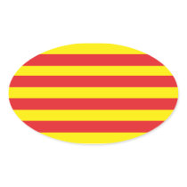 Autocollant Drapeau Catalan "Serenya"