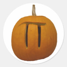 Autocollant du citrouille pi