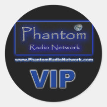 Autocollant fantôme de la radio VIP