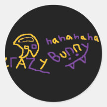 Autocollant fol de Bunney