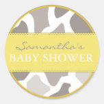 Autocollant GIR2 de bébé de safari