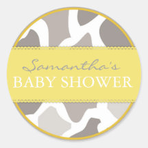 Autocollant GIR2 de bébé de safari