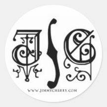 Autocollant gothique de logo de JC