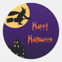 Autocollant heureux de Halloween