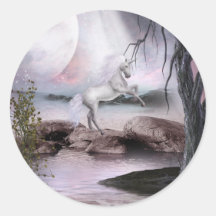 Autocollant magique de beauté de licorne