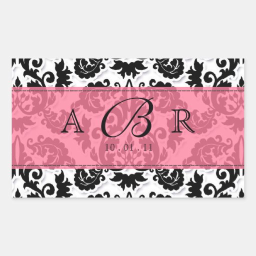 Autocollant noir de Fleur de Lis Damask de roses i