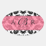 Autocollant noir et blanc de n Lime Fleur de Lis D