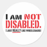 Autocollant non handicapé
