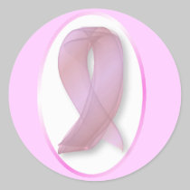 AUTOCOLLANT ROSE DE RUBAN DE CANCER DU SEIN autocollants