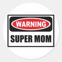 Autocollant SUPERBE d'avertissement de MAMAN
