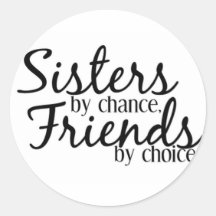 Autocollants d'amies de soeurs