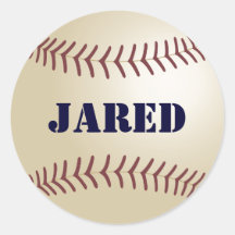 Autocollants de base-ball de Jared