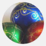 Autocollants de boules de Noël petits
