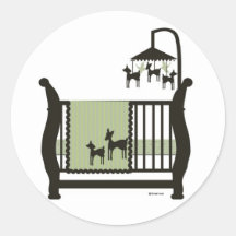 Autocollants de cerfs communs de mamans et de bébé