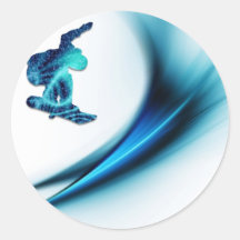 Autocollants de conception de surf des neiges