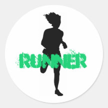 Autocollants de coureur