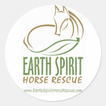 Autocollants de Earth Spirit Horse Rescue Inc.
