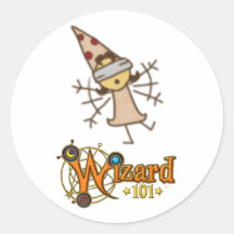 Autocollants de griffonnage de l'équilibre Wizard1