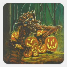 Autocollants de Halloween, troll, knome, elfe