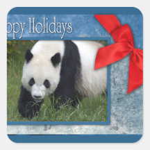 Autocollants de Noël de panda géant ou de panda de