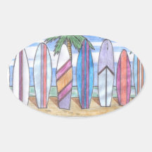 Autocollants de PLANCHES DE SURF