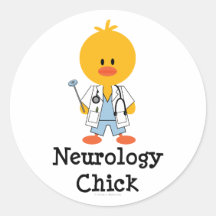 Autocollants de poussin de neurologie