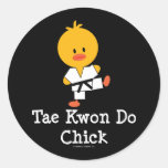Autocollants de poussin du Taekwondo
