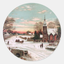 Autocollants de réveillon de Noël