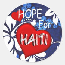 Autocollants de Valentine de soulagement du Haïti