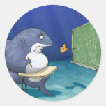 Autocollants d'école de requin