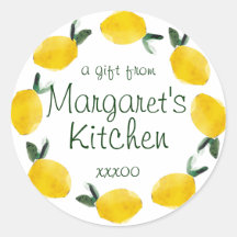 autocollants d'étiquette de cadeau de cuisson de c