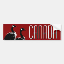 Autocollants d'oies du Canada d'adhésif pour pare- Autocollant Pour Voiture