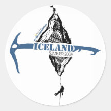 Autocollants doux de l'Islande