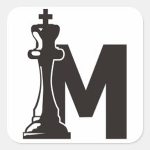 Autocollants du roi "M"
