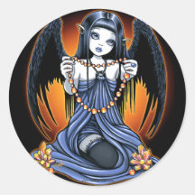 Autocollants en cristal gothiques d'art d'ange de 
