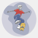 Autocollants faisants de la planche à roulettes de