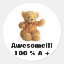 Autocollants impressionnants de nounours