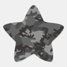 Autocollants noirs faits sur commande de Camo